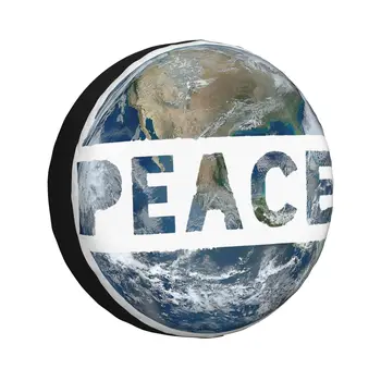 A paz da Terra Logotipo da Prova Pneu Roda Tampa Tampa do Pneu estepe da Tampa Accesorios Auto para Automóveis, Caminhões de Reboque SUV 4 Tamanhos