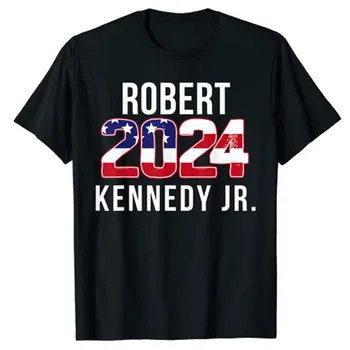 Robert Kennedy Jr. 2024 Presidencial, RFK JR Eleição Mens Womens Moda de T-Shirt Ditos Campanha Tee Tops Gráfico Roupa Presentes