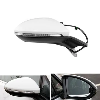 Carro Elétrico Dobrável Espelho Retrovisor Montagem Aquecimento Espelho com Luz para o Golf 7 MK7 2014-2016 5GG 857 507 UM