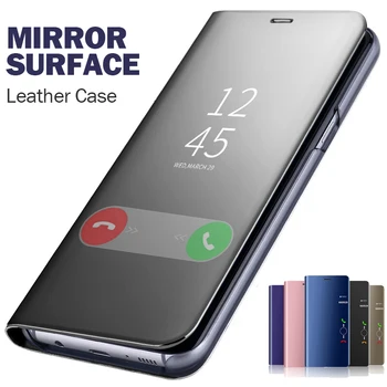 Para Samsung Galaxy S22 S20 S21 Nota 20 Ultra PlusSmart Espelho Case Flip Proteger Telefone Cove Para S 20 FE10 9 8 S6 S7 Borda Casos