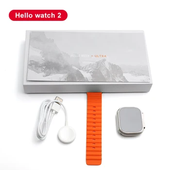 2023 Novos Olá Assistir 2 de atualização de Tela Oled H11 Ultra Smartwatch Ip67 Esportes Chamada de Smart Watch, o Visor Tft a Barra de Smartwatches