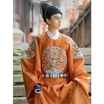 Chinês Hanfu Correia Original da Dinastia Ming cintura correia de pescoço Redonda manto arrastando peixe voador roupas cinto vintage correia pd