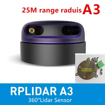 Slamtec RPLIDAR A3 2D 360 graus 25meters A3M1 digitalização raio de lidar sensor de obstáculo a evasão e o Ecrã de navegação de interação