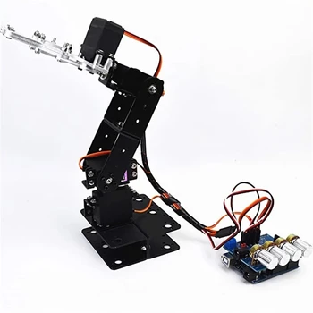 4dof de Alumínio do Metal braço de Robô DIY Garra Robótica arduino kit