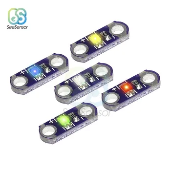 10pcs/lot LilyPad Módulo de LED Amarelo/Verde/Branco/Azul/Vermelho do DIODO emissor de Luz do Módulo para Arduino