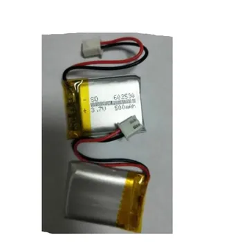 2Pcs/Monte 602530 500MAh 3,7 V Íon de Lítio do Polímero do Li-po Bateria Recarregável