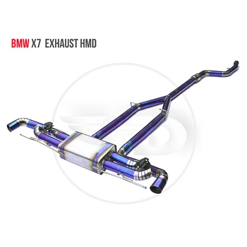HMD liga de Titânio Liga de Sistemas de Exaustão É Adequado Para BMW X5 X6 X7 G05 G06 G07 Carro Modificado Eletrônica Válvula de Escape Acessórios