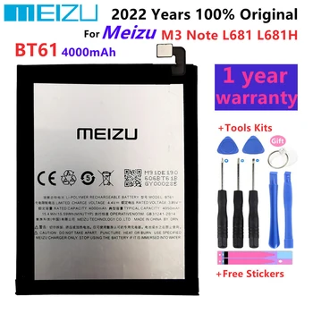 4000mAh BT61 ( L edition ) Baterias de Substituição Para Meizu Meizy M3 Nota L681H L681 L-versão L da Bateria do Telefone Móvel