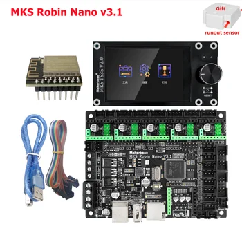 MKS Robin Nano V3.1 Placa de Controle TS35 ecrã táctil de 32 bits Robin wi-fi Impressora 3D de peças de ender 3 de actualização de controlador de