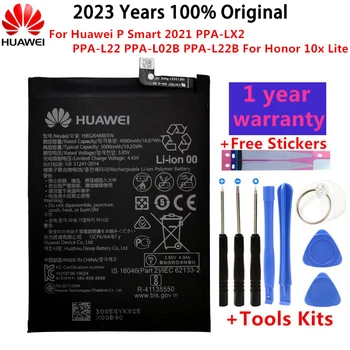 Original 5000mAh HB526488EEW Para Huawei P Inteligente 2021 PPA-LX2 PPA-L22 PPA-L02B PPA-L22B Para Honra 10x Lite Bateria Bateria