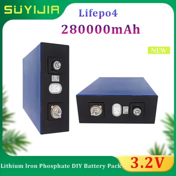 3.2 V 280Ah Lifepo4 Bateria Classe A do Fosfato do Ferro do Lítio de Bateria para RV 12V 36V 48V RV Vans Campistas EV Empilhadeira Iate SUV