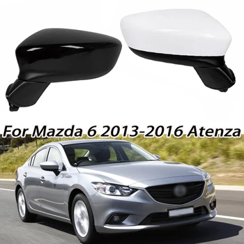 Auto Acessórios Espelho de Vista Traseira Assemblys Para Mazda 6 2013 2014 2015 2016 Atenza Carro Elétrico dobrável Aquecimento sinal de volta