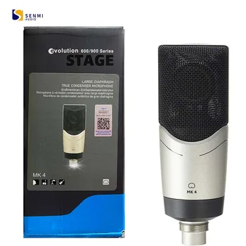 MK4 Handheld Microfone Profissional com Fio Microfone Para a Família Ktv/Entrevista/Fala