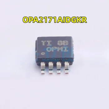 10 PCS / MONTE novo OPA2171AIDGKR OPA2171 da impressão de tela de OPMI VSSOP-8, amplificador operacional chip
