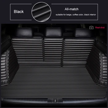 Personalizada Completa Cobertura do porta-malas Tapetes para o Porsche Panamera 2009-2016 2017-2022 Acessórios do Carro Detalhes do Interior