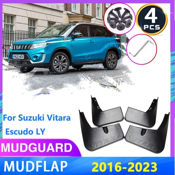 Carro pára-lamas Ajuste Para Suzuki Vitara Escudo LY 2016~2023 para 2017 2018 2019 Mudflap Fender Mud Flaps Protetor de Respingo de Acessórios Auto