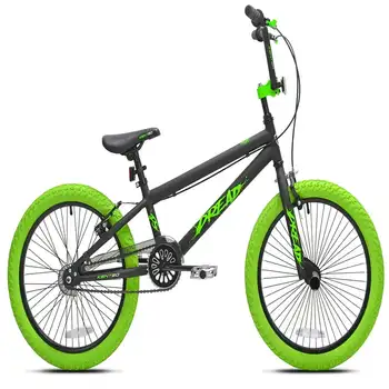 Em. Dread BMX Meninos de Bicicleta, Verde e Preto, com equipamento de Ginásio de levantamento de Peso, Ginástica barra pad pares de Halteres de Libras halteres Kettlebell Cor