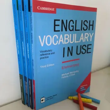 4 Cambridge English Livros De Vocabulário De Inglês Avançado Para Leitura De Livros De Gramática