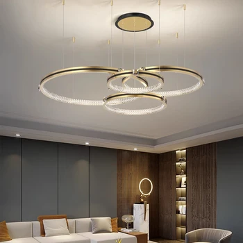 Itália minimalista lustres quarto moderno da luz de luxo, sala de estar luzes Nórdicas loft duplex arte criativa restaurante da lâmpada