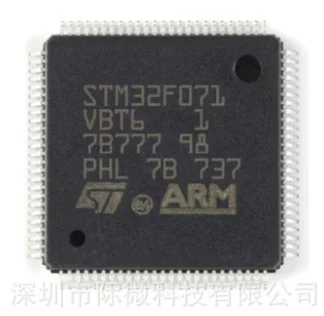 1PCS STM32F071VBT6 microcontrolador LQFP-100 semicondutores incorporado processador/controlador
