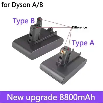 Para Dyson 22.2 V 28000mAh Tipo A/B do Li-íon do Vácuo da Bateria para Dyson DC35 DC45 DC31 DC34 DC44 DC31 Animal DC35 Animal