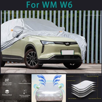 Para WM W6 210T Completo Carro de Cobre de Sol ao ar livre uv proteção contra Poeira, Chuva, Neve de Proteção Anti-granizo tampa do carro Automática da tampa