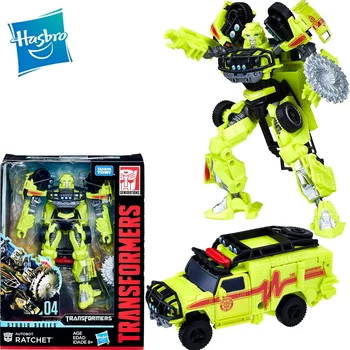 Original Hasbro Transformers Studio Série SS04 Deluxe Classe Catraca Coleção de Modelo de Anime Figura de Ação Brinquedos