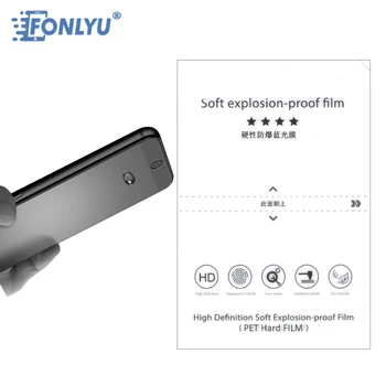 FONLYU HD Rígido à Prova de Explosão Filme Compatível Para a Apple Sumsung Telefone Celular de Tela Frontal da Máquina de Corte do Cortador de 40pcs