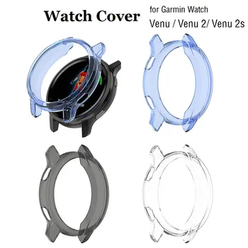 10PCS Smart Watch Tampa de Proteção para o Garmin Venu 2s TPU Macio à Prova de Choque Protetor Casefor Venu 2 pára-choques Shell