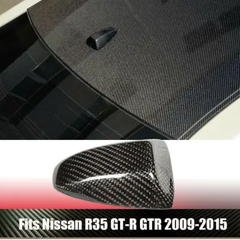 A Fibra de carbono Teto do Carro Antena Aérea Guarnição Tampa Para Nissan R35 GT-R 2009-2015