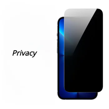 Cobertura Completa Privacidade De Vidro Temperado De Protetor De Tela Para O Iphone 14 13 12 11 Pro Max Película Protetora