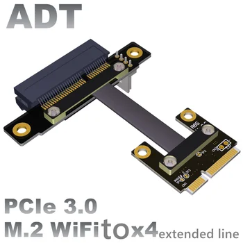 MPCIe wi-Fi sem fios interface de placa de rede do cabo de extensão é transferido para PCI-E x4 Velocidade de largura de banda da norma PCIe 3.0 x 1 gen3 8G/bps