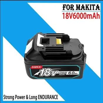 Nova marca Makita 18V 6.0/8.0/12.0 Ah Recarregável Ferramentas de Potência da Bateria com LED de Substituição do Li-íon LXT BL1860B BL1860 BL1850