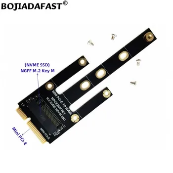 Mini PCI-E Interface para M. 2 NGFF-Chave M de Fenda SSD Conversor Adaptador de Cartão Para 2230 2242 2260 2280 M2 NVME Unidade de Estado Sólido