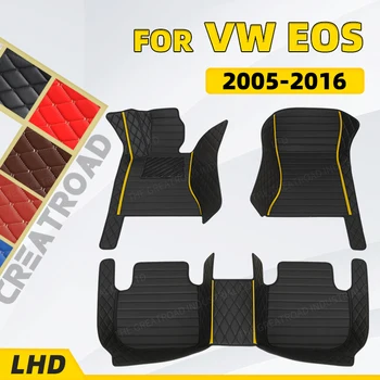 Tapete para carros personalizados para Volkswagen EOS 2005 2006 2007 2008 2009 2010 2011 2012 2013 2014 2015 2016 auto Almofadas do pé
