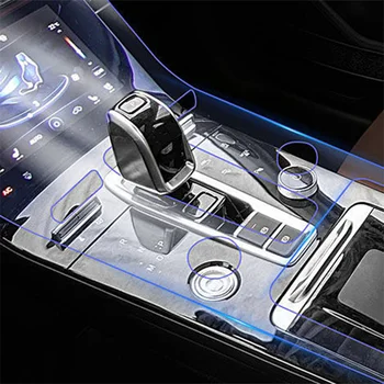 Acessórios do carro Para Chery Tiggo 8 Pro 2021 Console Central Película de Proteção, caixa de Velocidades Painel Adesivo Anti-scrath Proteção
