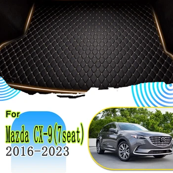 Tronco de carro Tapete Para Mazda CX-9 TC 2016~2023 CX9 CX 9 Dedicada Tronco de Carro Tapetes Impermeáveis Almofadas de Protecção de Acessórios para carros 2018 2019