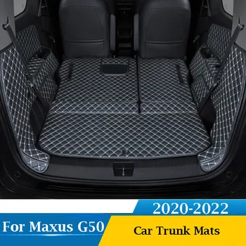 Para Maxus G50 2020 2021 2022 Tudo incluído Tronco de Carro Tapetes Anti-Suja Protetor de Trás do Tronco de Carga Interior do Forro de Carpete Pad 7 Assento