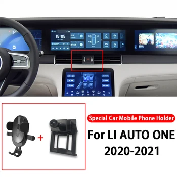 Carro Titular do Telefone Para LI AUTO 2020-2021 de Ventilação de Ar para Montagem do Suporte de GPS Stand de Telefone de Suporte Clip de Suporte de Acessórios para carros