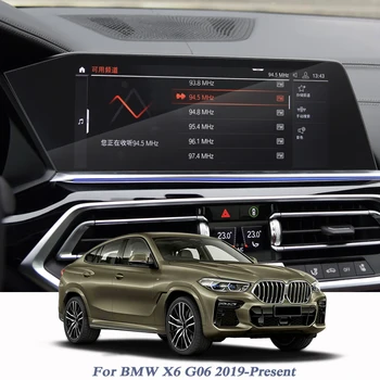 Para a BMW X6 G06 2019-Presentes Estilo Carro GPS de Navegação de Tela de Vidro Película de Proteção, Painel de Exibição do Filme Acessórios Internos