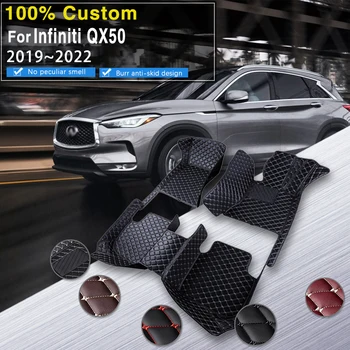 Carro Tapetes Para Infiniti QX50 QX55 J55 2019 2020 2021 2022 Impermeável Protetora Almofadas Tapetes Conjunto de Acessórios de Carro Interior