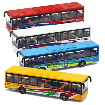 2021 Nova De Alta Qualidade Da Liga Clássico De Ônibus Microônibus Carro Liga De Veículo De Modelo De Área De Trabalho De Decoração De Crianças Colecionável Brinquedo De Criança Brinquedos Para Crianças