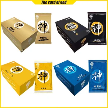 O Cartão de Deus, ALÉM de Figuras de Anime Jogar Booster Box de colecionador de Hot Stamping Cartões de memória Flash Brinquedos Presentes de Aniversário para Menino e Menina