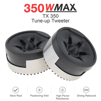 2pcs 350W Built-in Crossover de Alta Eficiência Mini Tweeter de Cúpula de alto-Falantes Para todos os Sistemas de Áudio do Carro