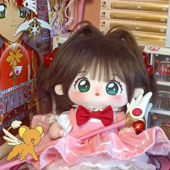 Anime Cardcaptor Sakura Kinomoto Sakura Kawaii De 20cm de Pelúcia Recheado de Algodão Boneco Esqueleto trocar de Roupa, Brinquedo Cosplay de Presente de Natal