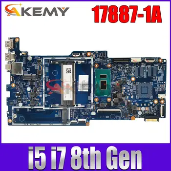 Para o PS TPN-W134 INVEJA X360 CONVERSÍVEL 15-CN 15T-CN Laptop placa-Mãe 17887-1a com I5-8250U I7-850U CPU