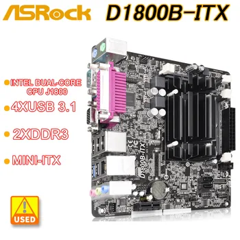 A Asrock D1800B-ITX placa-Mãe Dual-Core Celeron Processador J1800 PCI-E 2.0 E 2 X DDR3 16GB Intel HDMI VGA USB3.0 Mini-ITX