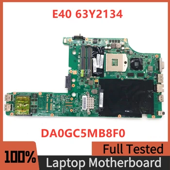Alta Qualidade da placa-mãe Para LENOVO ThinkPad E40 Laptop placa-Mãe 63Y2134 DA0GC5MB8F0 HM55 memória DDR3 HD4500 GPU 100% Funcionando Bem