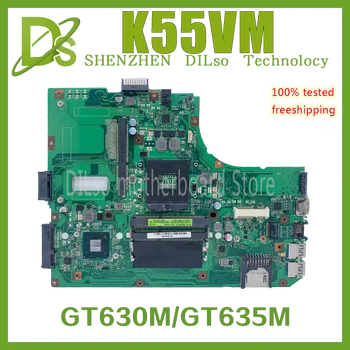 KEFU K55VM placa-mãe Para ASUS K55VM K55V K55 K55VJ Laptop placa-Mãe K55VM PGA 989 GT630M/GT635M 2GB REV 2.2 100% Totalmente Teste