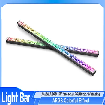 LED, Computador de Sucção Magnético Faixa de Luz Mágica Mudança de Cor de 5V 3 ARGB Chassi DIY Decorativo Faixa de Luz do RGB